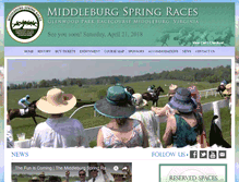 Tablet Screenshot of middleburgspringraces.com